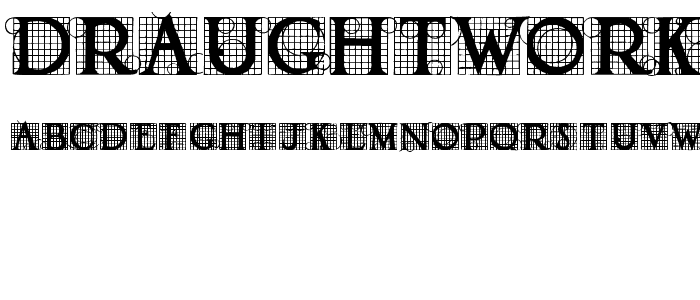 Draughtwork Demo font
